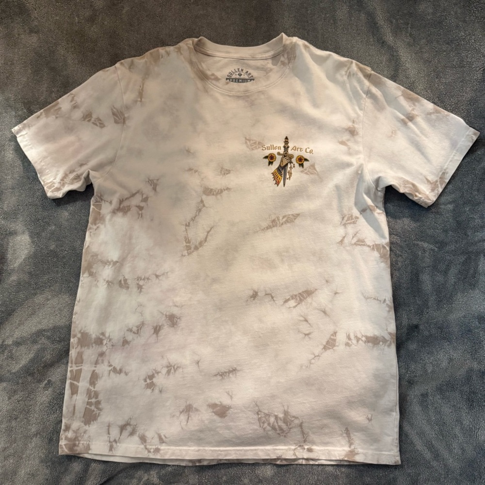 Sunflower Art Co. Beige Tie-Dye Tee